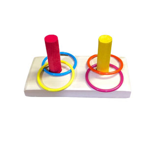 اسباب بازی پرندگان مدل حلقه و میله 2 عددی