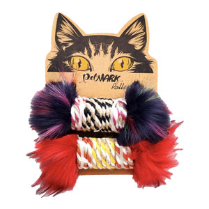 اسباب بازی گربه پشمی با رول 15 سانتی متری 2 عددی