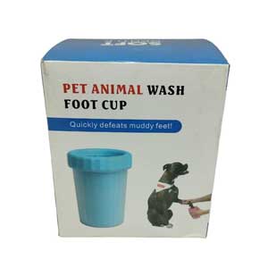 پنجه شور لیوانی سگ و گربه سلیکونی سایز کوچک