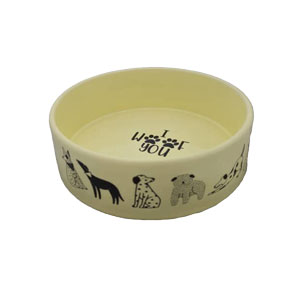 ظرف سرامیکی گربه اسکارلت رنگ زرد