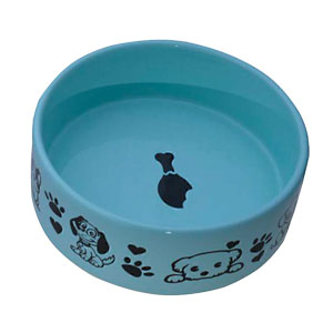 ظرف سرامیکی گربه اسکارلت رنگ آبی