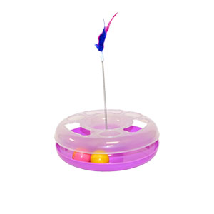 اسباب بازی گربه مشا رنگ صورتی