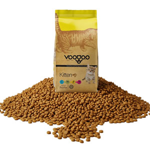 غذای خشک بچه گربه وودوپت 500 گرمی فله ای Voodoo kitten