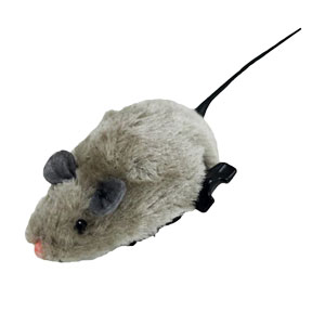 اسباب بازی موش کوکی گربه رنگ طوسی